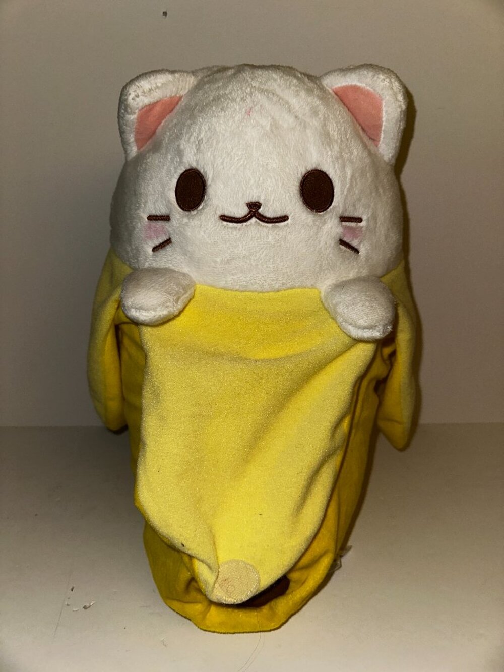 Bananya Cat Banana Plush Stuffy Funko 2020 Anime Crunchyroll Kawaii Yellow 14"